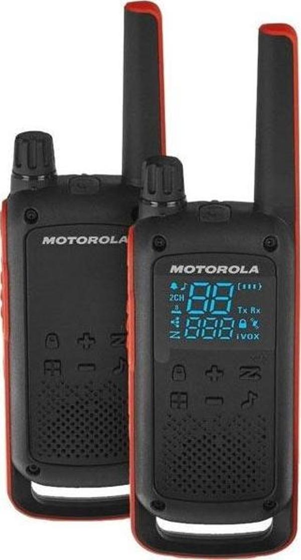 Motorola Tlkr-t82 Siyah Pmr El Telsizi 2 Li Paket 10 Km Çekim Menzili Dijital Ekran - Image 1