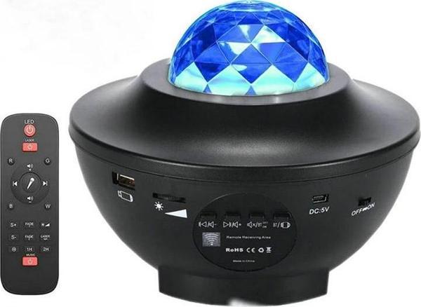 Ayt Powermaster PM-7388 Bluetooth Destekli Animasyonlu Ufo Tip Disko Topu Gece Lambası Tavan Aydınlatma Led - Image 1