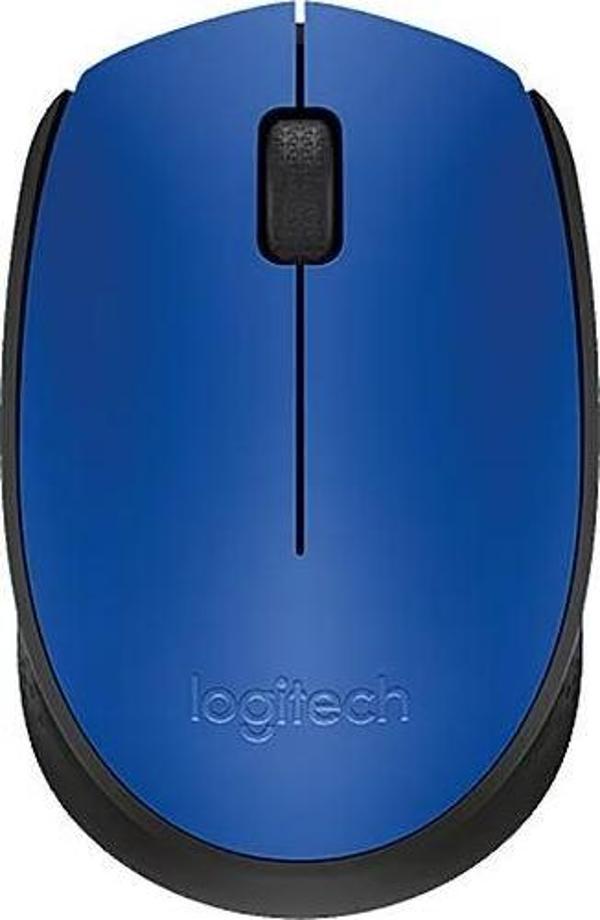 LOGITECH M171 USB KABLOSUZ MAVİ MOUSE - Image 1