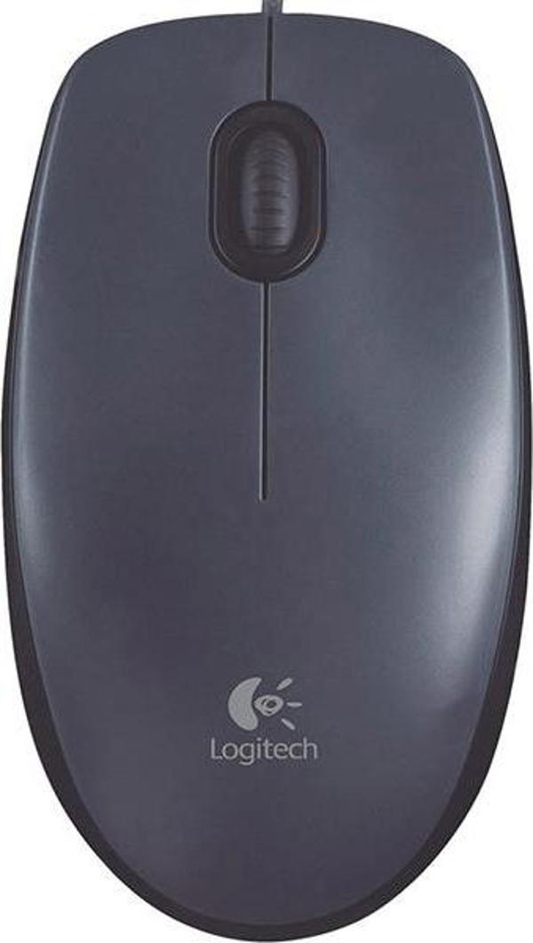 LOGITECH M90 KABLOLU SİYAH USB MOUSE - Image 1