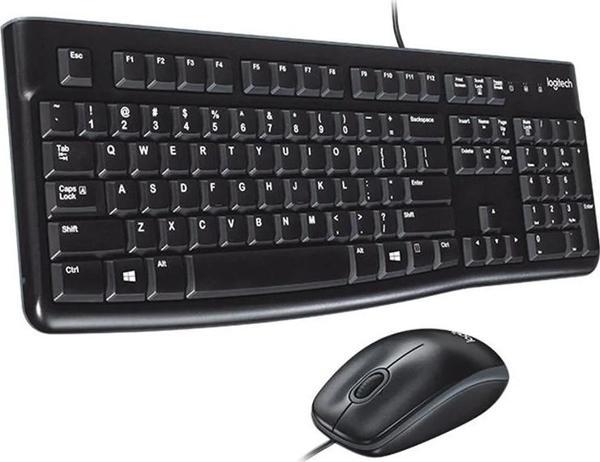 LOGITECH MK120 USB Q SİYAH KABLOLU KLAVYE+MOUSE SET - Image 1
