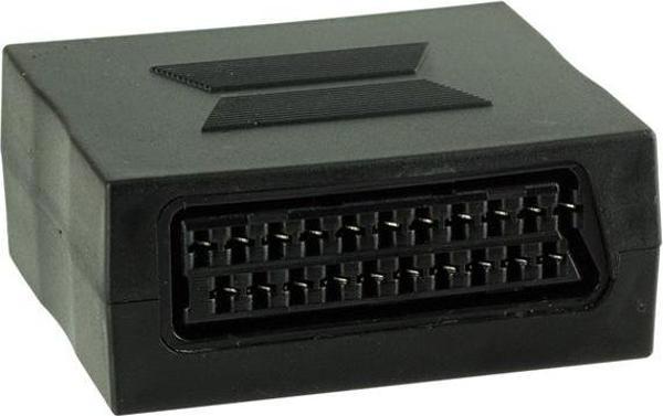 Ayt Elektromer Scart Dişi Dişi Ara Adaptör Soket Scart Kablo Uzatma Birleştirme Aparatı - Image 1