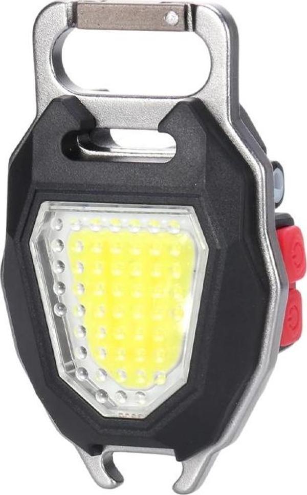 Ayt Powermaster W5154 Şarjlı Ledli Anahtarlık 6 Modlu Mıknatıslı Cob Led Aydınlatma Işıldak El Feneri - Image 1