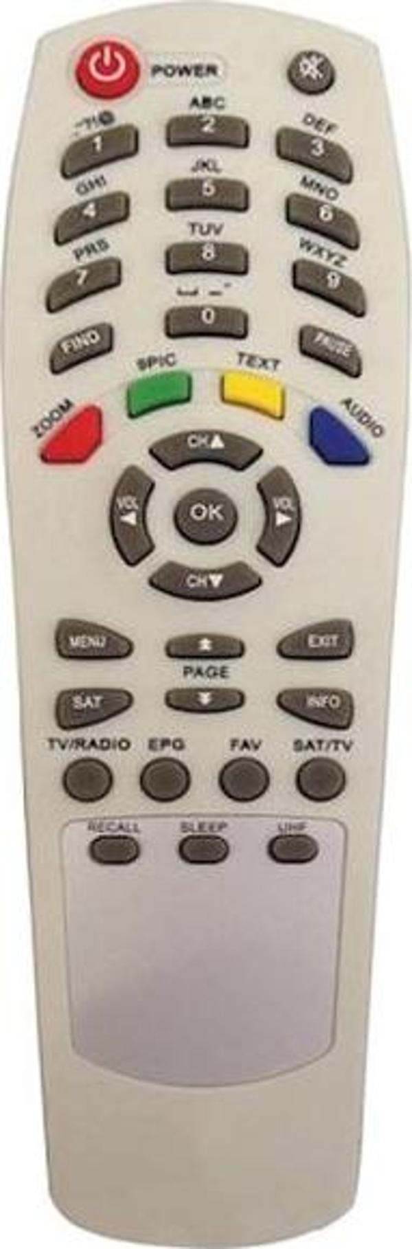 KR KAMOSONIC 6100 SERİSİ*CVS UYDU KUMANDASI (9754 KALIP) - Image 1