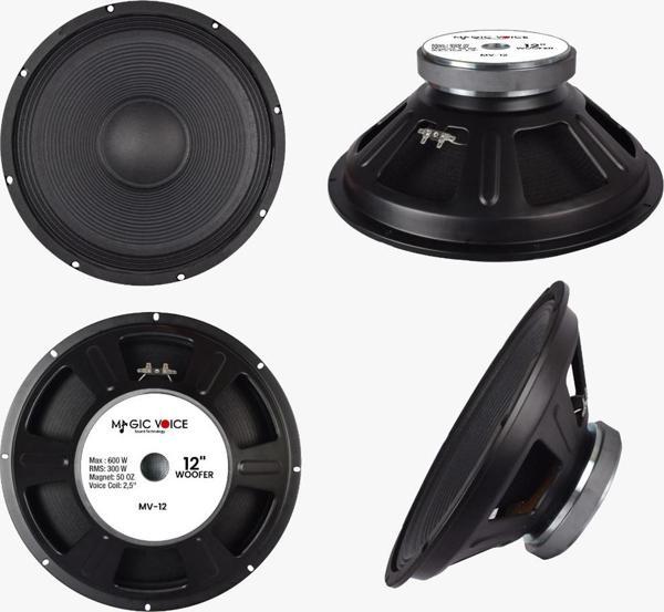 Ayt Magicvoice Mv-12 Max 600W Rms 300 Watt 12 Woofer Yedek Hoparlör - Image 1