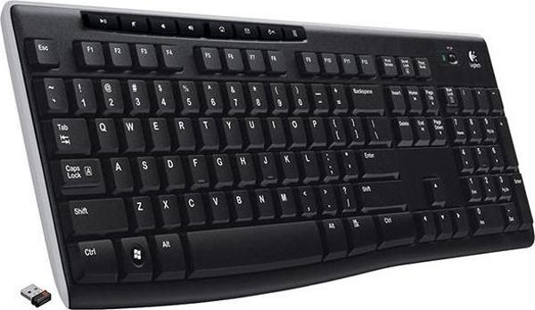 LOGITECH K270 KABLOSUZ USB SİYAH Q KLAVYE - Image 1