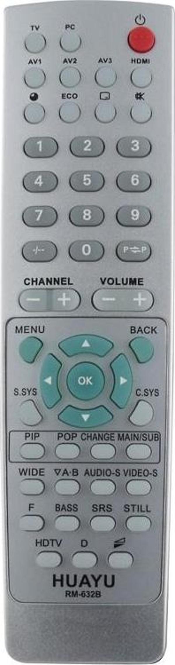 Ayt Huayu Kl-632b Sanyo Lcd Led Tv Kumandası - Image 1