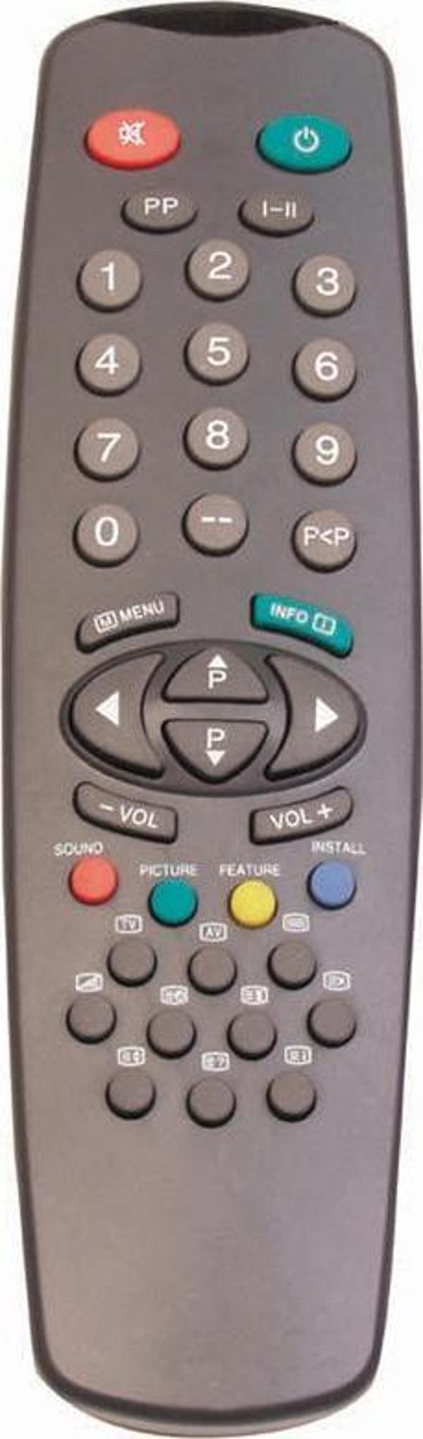 WEKO KT VESTEL 1940 İNFOLU SİYAH TV KUMANDA - Image 1