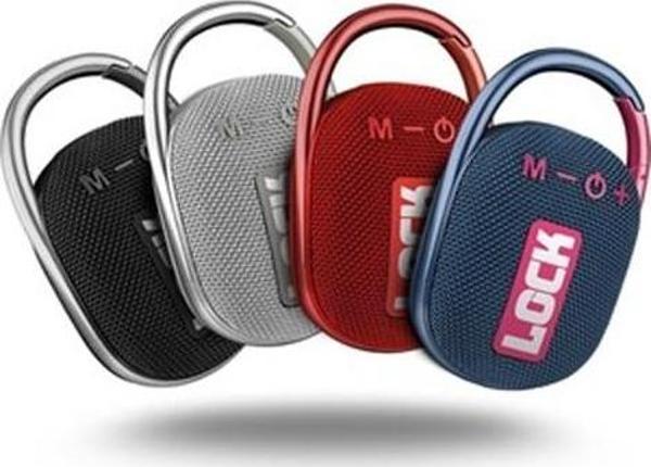 Powerway Lock Taşınabilir Şarjlı Ses Bombası Bluetooth Hoparlör Speaker Hafıza Kartı Usb Girişli - Image 1