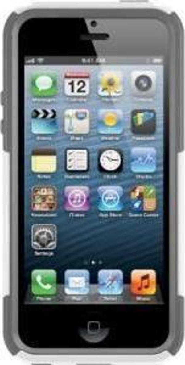 Otterbox iPhone SE/5S/5 Commuter Wallet Kılıf - Gri-Beyaz - Image 1