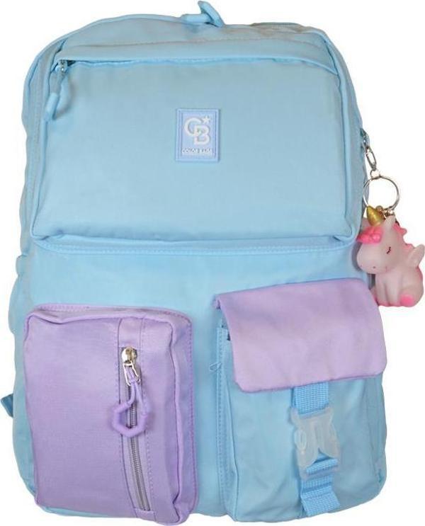 Color Bags Sırt Çantası Mavi B37 - Image 1