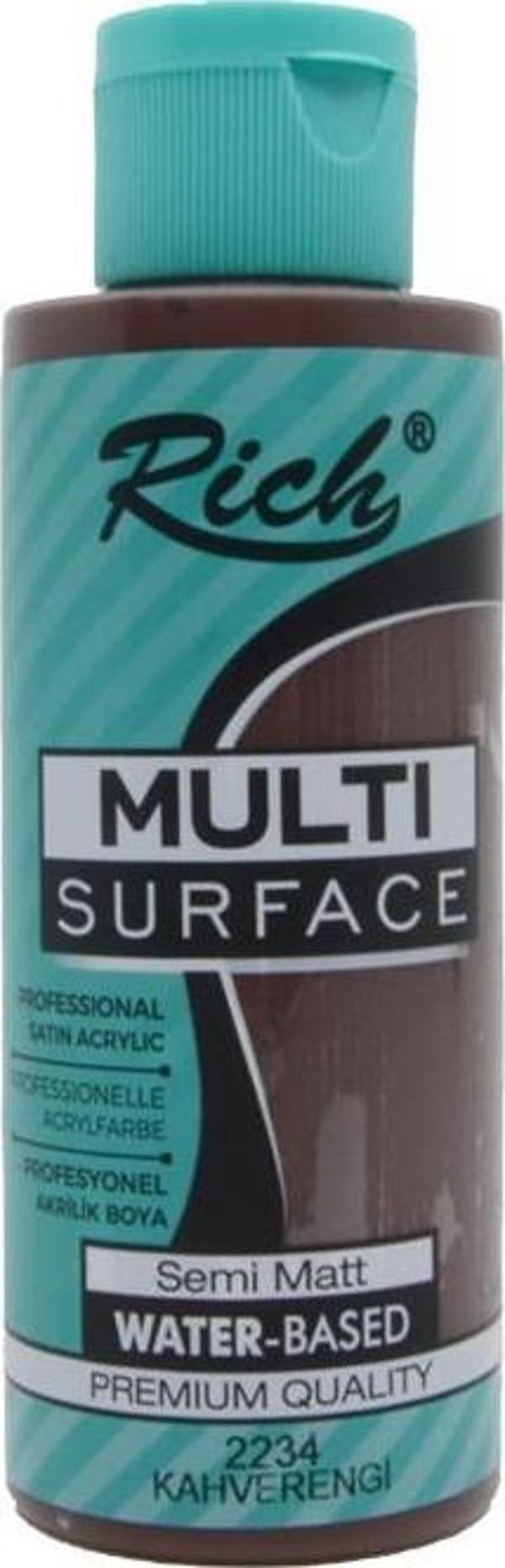Rich Multi Surface Akrilik Boya Kahverengi 120cc - Image 1