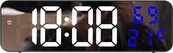 Valkyrie Nem ölçer Dereceli LED Duvar ve Masa Alarm Saati Lacivert - Image 1