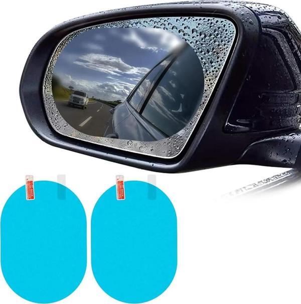 Oto Dış Ayna Yağmur Tutmaz Kaydırıcı Film 2 Adet - Çiftli Paket - Image 1