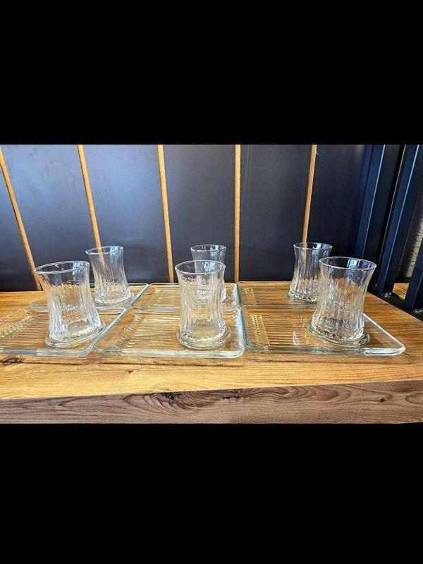 Paşabahçe elysia 54901 çay seti - 12 parça çay seti takımı sunumluklu - Image 1