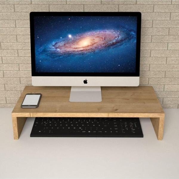 Emkawood Marry Safir Monitör Yükseltici Laptop Standı - Image 1