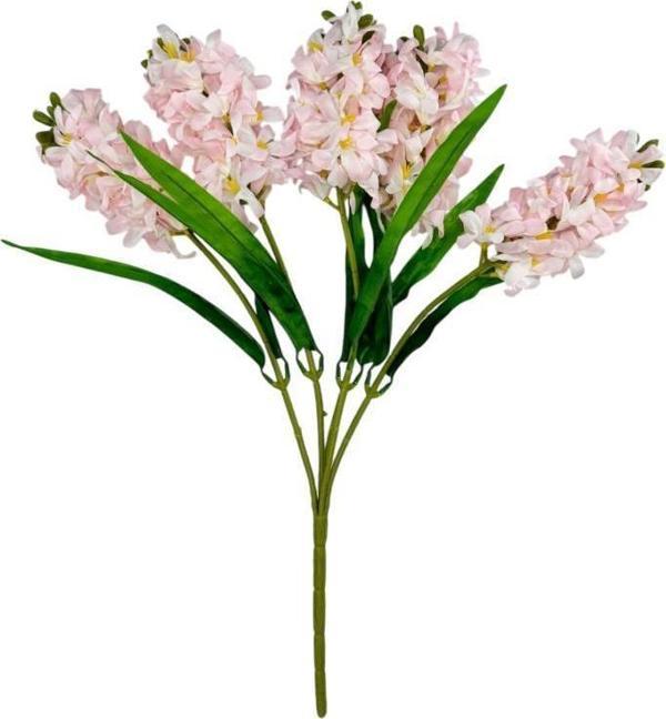 Yapay Çiçek Sümbül Demeti Pembe 55*40cm 1.Kalite - Image 1