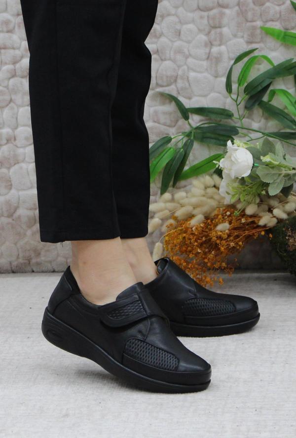 Mehmet Mete 4150 Comfort Hakiki Deri Kemik Çıkıntısına Özel Kadın Ayakkabı - Image 1