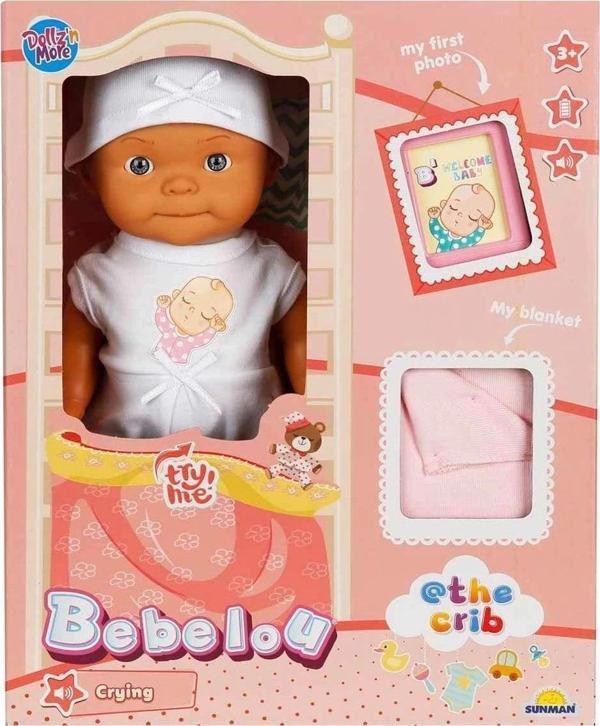 5683 Bebelou Sesli Hoş Geldin Bebeği 30 cm -Sunman - Image 1