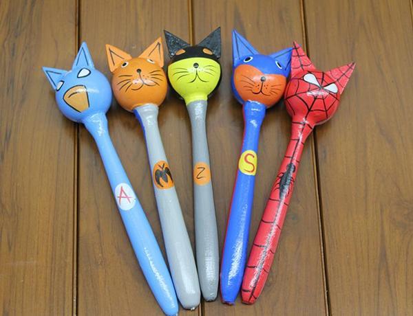 Ahşap 5'Li Marakas Seti Polos:12 - Image 1