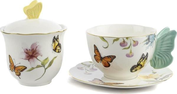 Mikasa Moor Mariposa Çay Fincanı Ve Şekerlik Seti 250 Cc - Image 1