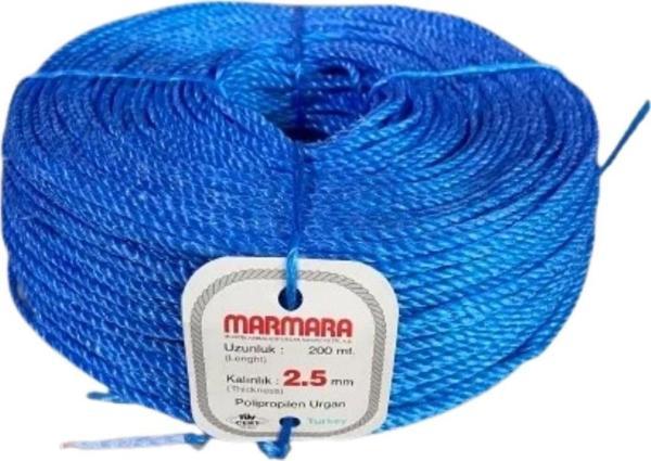 Marmara Ambalaj ipi 2,5mm 200 Metre Urgan (Mavi) - Image 1