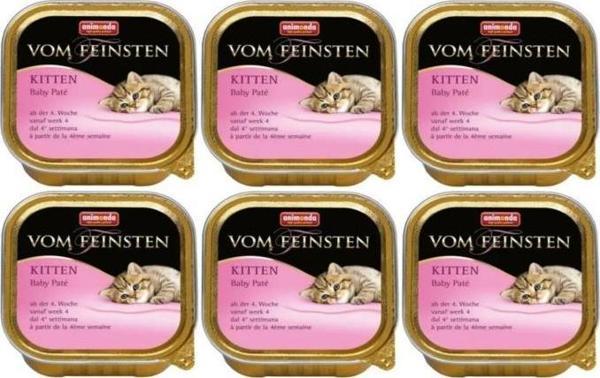 6 Adet Animonda Baby Pate Kedi Konserve 100gr  Karışık Etli - Image 1