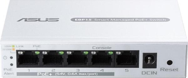 ASUS ExpertWiFi EBP15 GbE Akıllı Yönetilebilir PoE + Switch Router - Image 1