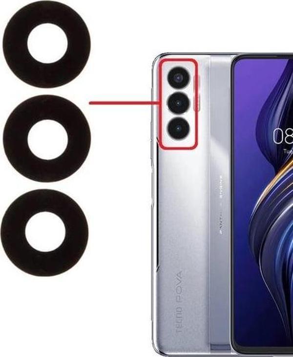 Tecno Uyumlu Pova 3 Kamera Lensi Cam LF7n - Image 1