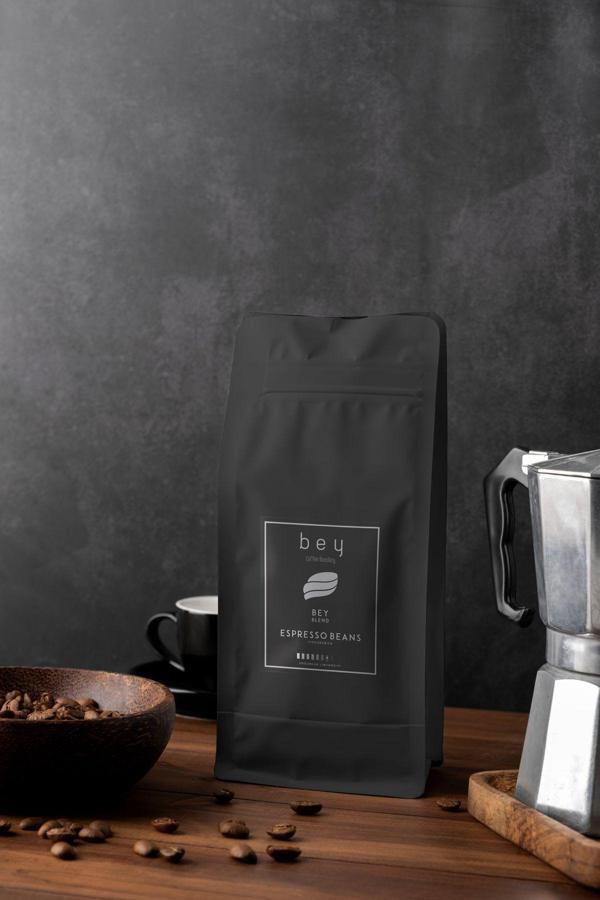 Bey Kahve Bey Coffee Roastery Bey Blend Espresso Beans Çekirdek Kahve 1000 G - Image 1