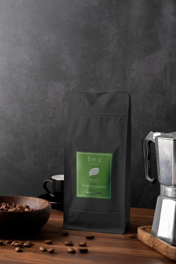 Bey Kahve Bey Coffee Roastery Relax Blend Espresso Beans Çekirdek Kahve 1000 G - Image 1