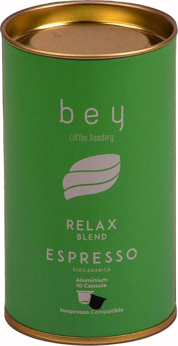 Bey Kahve Bey Coffee Roastery Relax Blend Nespresso Uyumlu Aluminyum Kapsül Kahve 10 Adet - Image 1