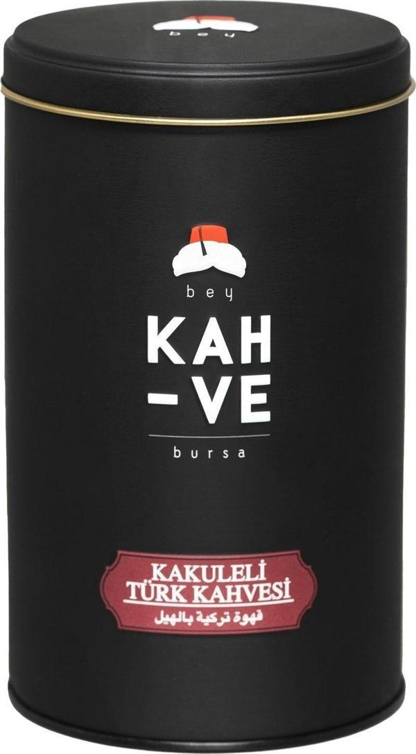 Bey Kahve Türk Kahvesi Kakuleli Teneke 250 G - Image 1