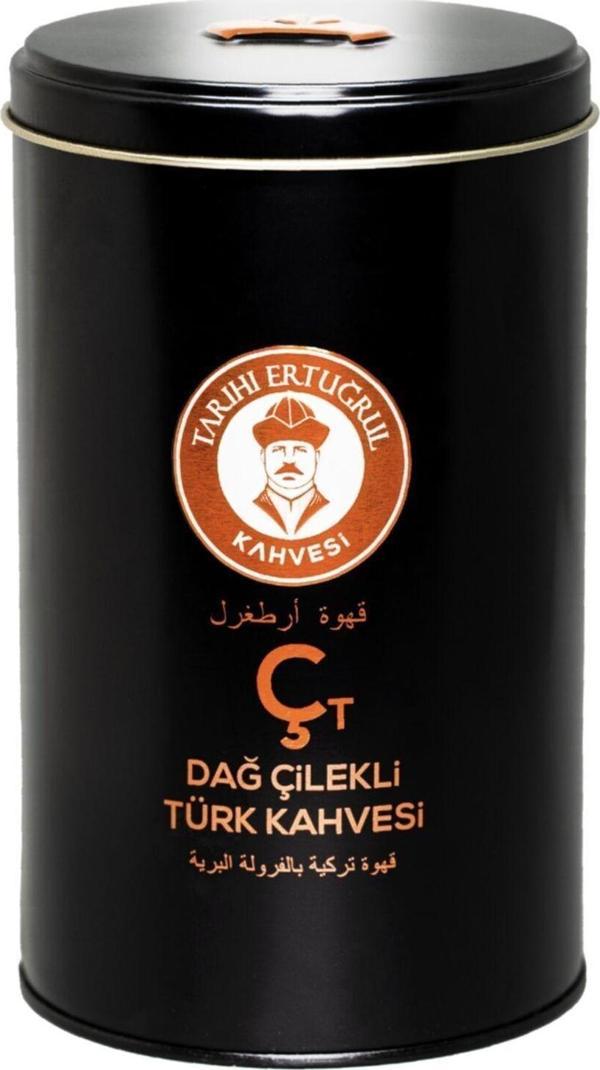 Tarihi Ertuğrul Kahvesi Dağ Çilekli Türk Kahvesi Teneke 250 G - Image 1