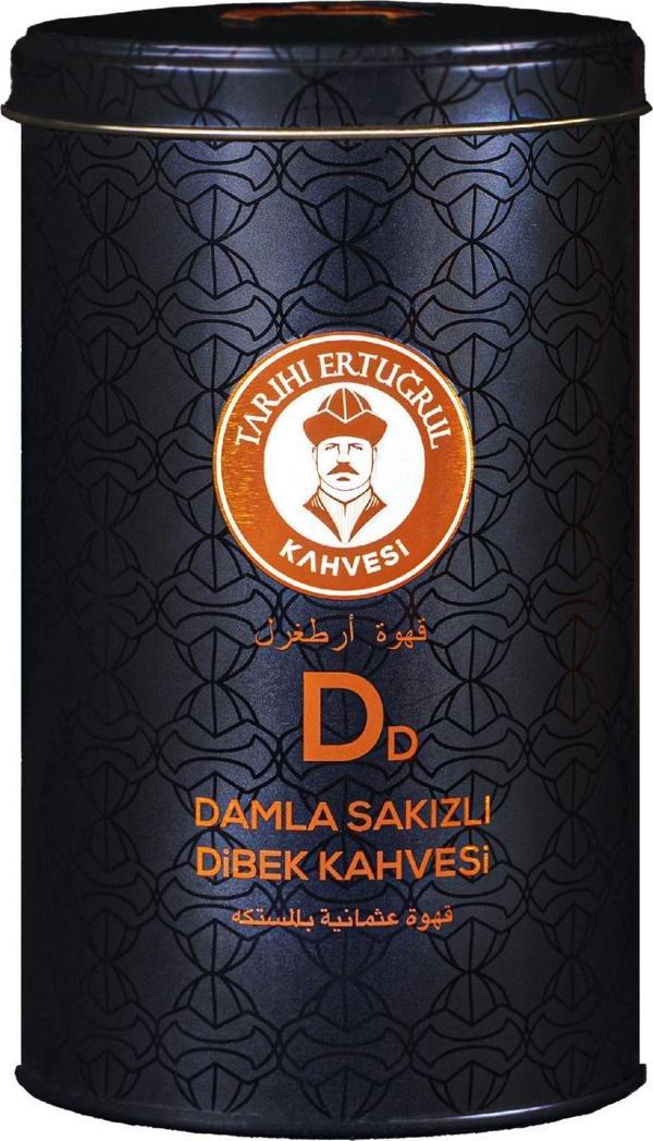 Tarihi Ertuğrul Kahvesi Damla Sakızlı Dibek Kahvesi Teneke 250 G - Image 1