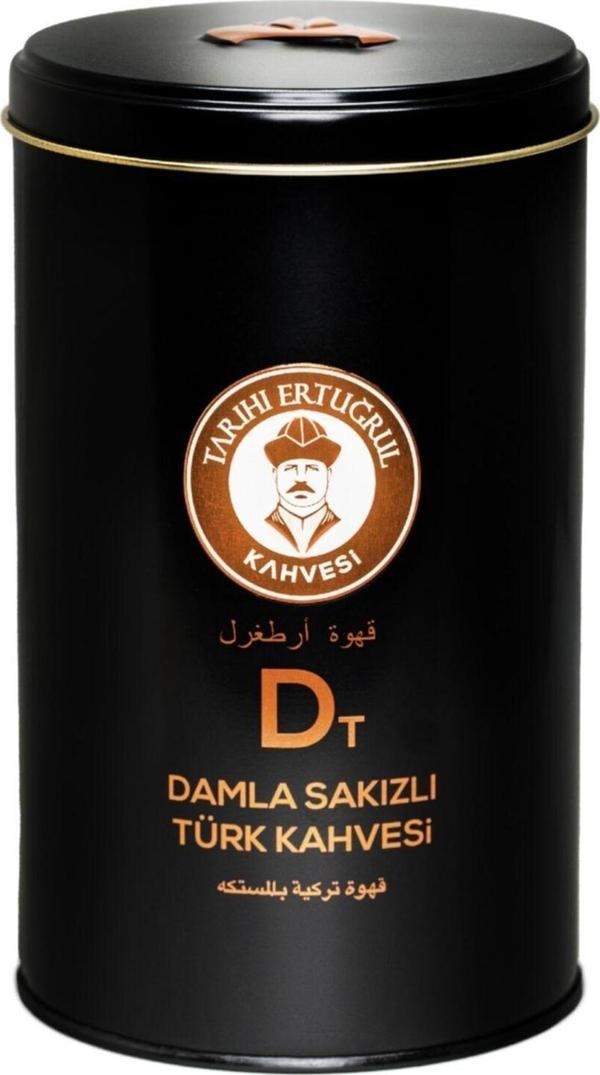 Tarihi Ertuğrul Kahvesi Damla Sakızlı Türk Kahvesi Teneke 250 G - Image 1