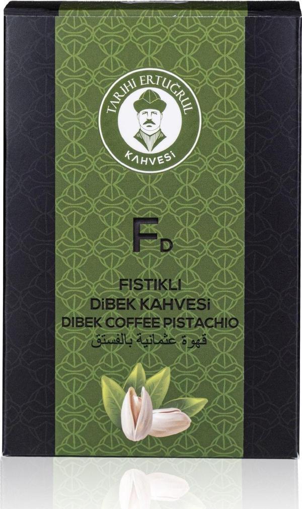 Tarihi Ertuğrul Kahvesi Fıstıklı Dibek Kahvesi Kutu 200 G - Image 1