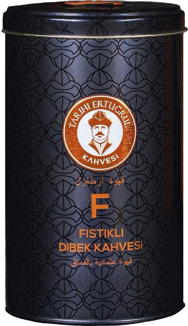 Tarihi Ertuğrul Kahvesi Fıstıklı Dibek Kahvesi Teneke 250 G - Image 1