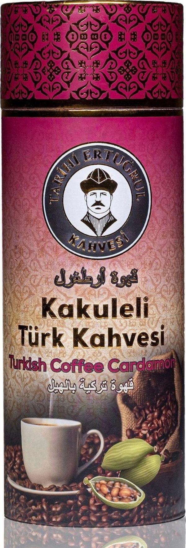 Tarihi Ertuğrul Kahvesi Kakuleli Türk Kahvesi Silindir Kutu 1000 G - Image 1