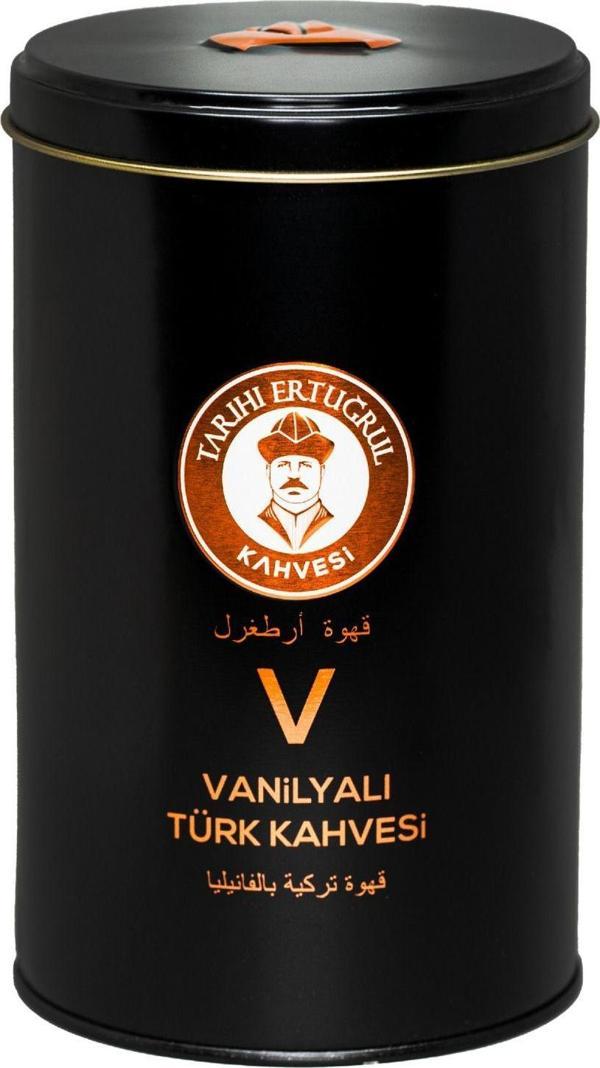 Tarihi Ertuğrul Kahvesi Vanilyalı Türk Kahvesi Teneke 250 G - Image 1