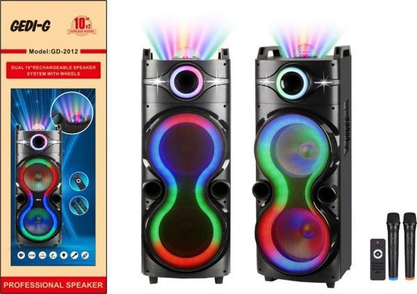  Platoon PL-4611 200W RGB Işıklı USB/TF/FM/BT/TWS Kablosuz Mikrofonlu Öğretmen/Toplantı Amfisi (NDR-7022) - Image 1