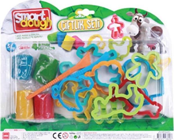 SMART DOUGH ÇİFTLİK SETİ OYUN HAMURU SETİ 4 X 50 GR - Image 1