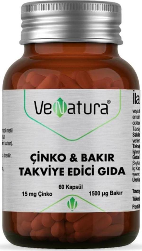Venatura Çinko & Bakır 60 Kapsül - Image 1