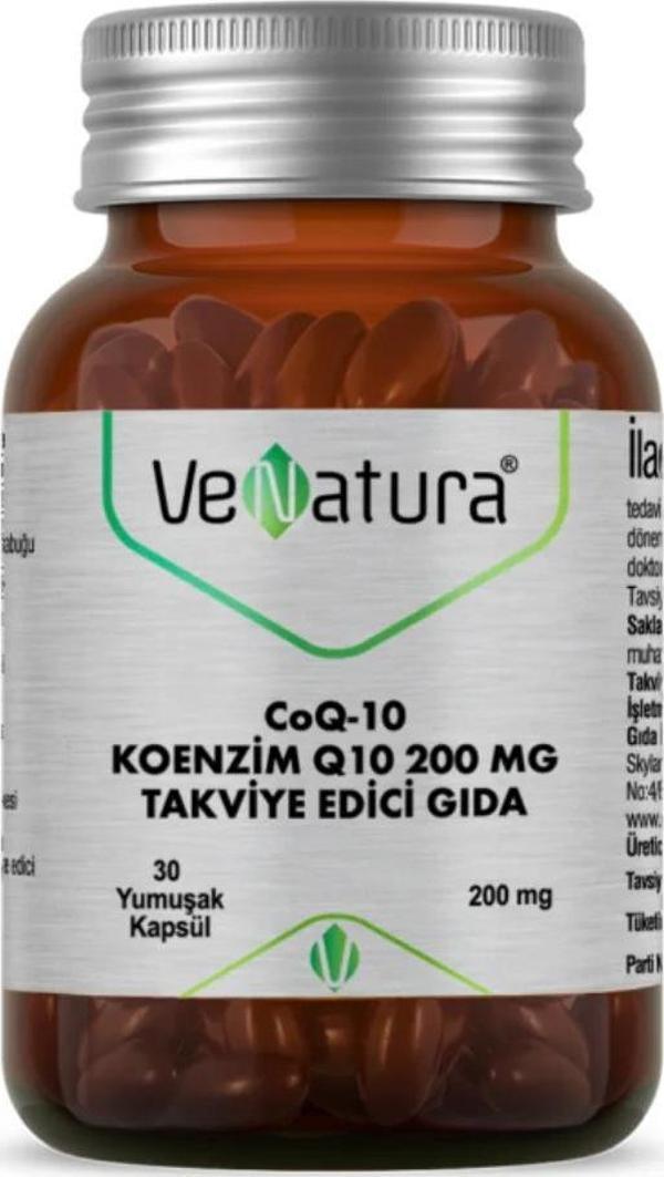 Venatura CoQ-10 Koenzim Q10 200mg 30 Kapsül - Image 1
