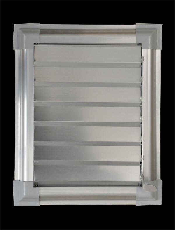 60 X 60 Alüminyum Krom Eloksal Banyo Wc Havalandırma Panjuru - Image 1