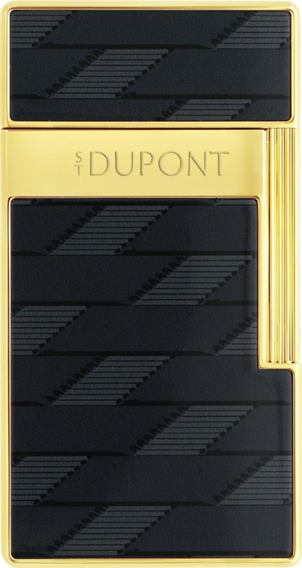 S.T. Dupont Lacquered Biggy Siyah Puro Çakmağı 25079 - Image 1