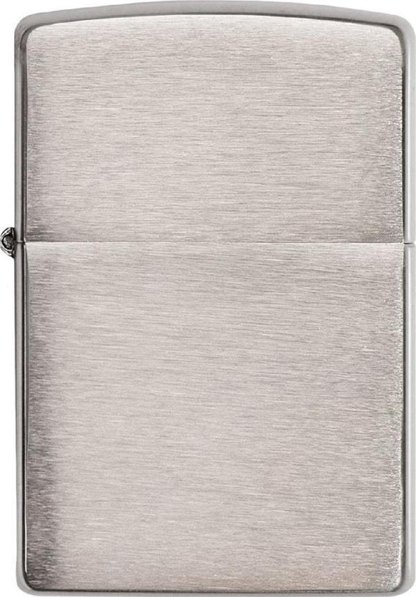 Zippo Çakmak Reg Brush Finish Chrome 200-019272 - Image 1