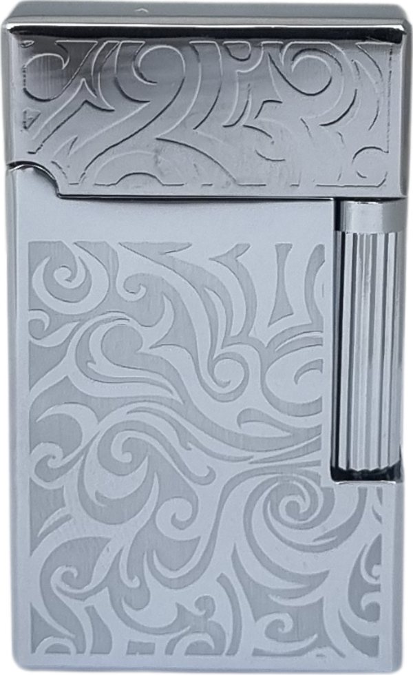 Vindiesel Soft Flame Gümüş Desenli Çakmak - Image 1