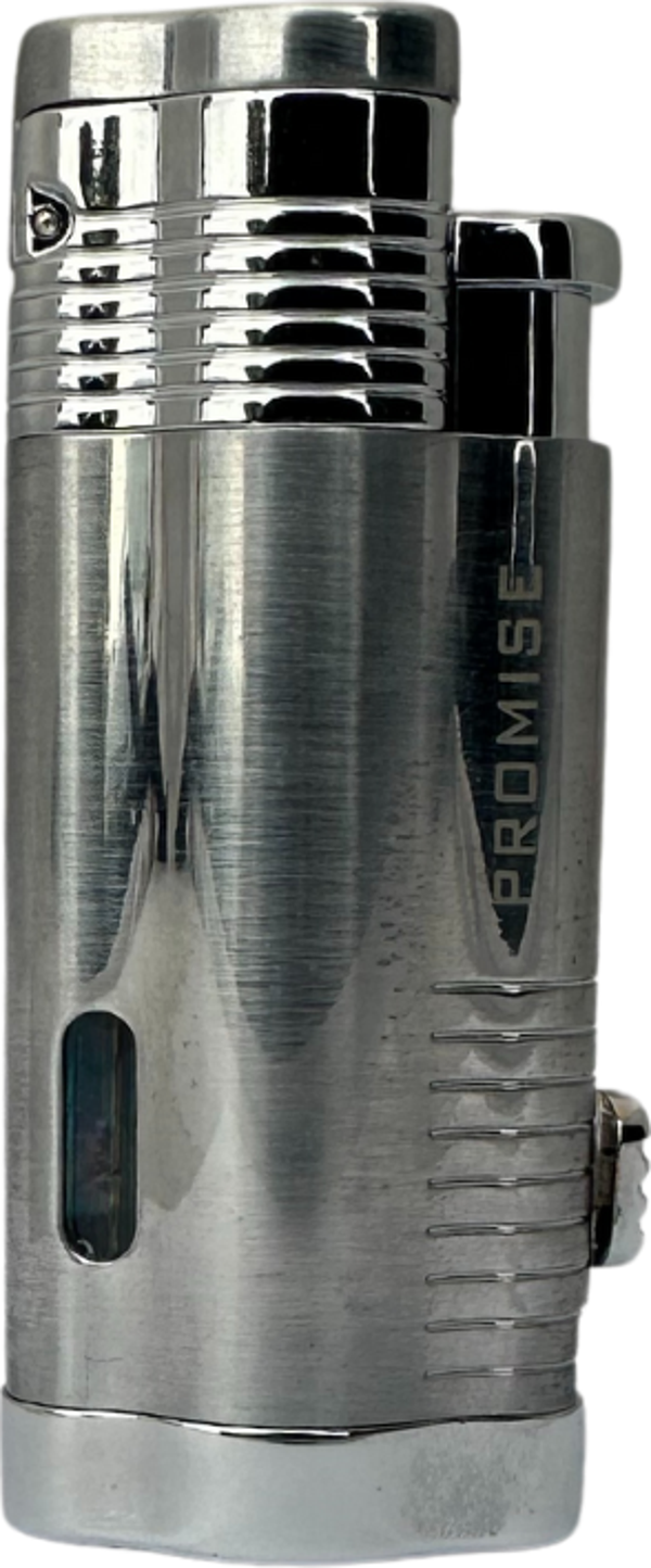 Promise 3 Torch Pürmüz Gümüş Puro Çakmağı - Image 1