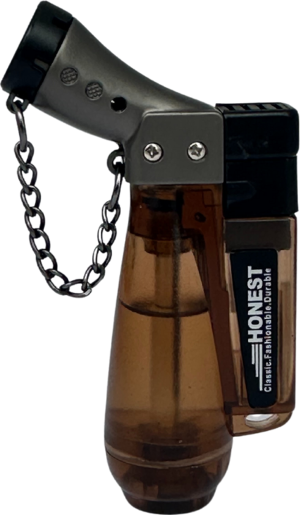 Honest Tek Torch Pürmüz Siyah Puro Çakmağı - Image 1